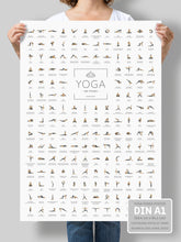 Laden Sie das Bild in den Galerie-Viewer, Yoga Poster mit 168 Asanas