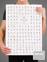 Laden Sie das Bild in den Galerie-Viewer, Yoga Poster mit 168 Asanas
