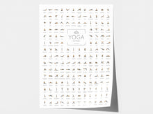 Laden Sie das Bild in den Galerie-Viewer, Yoga Poster mit 168 Asanas